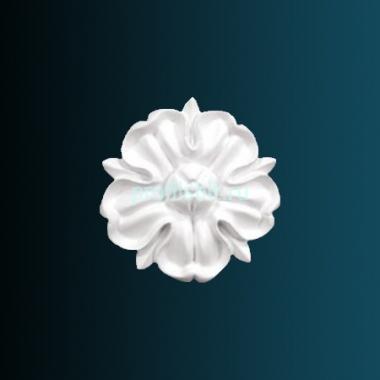 Декоративный орнамент Перфект G2053 65х65х15 мм белый полиуретан