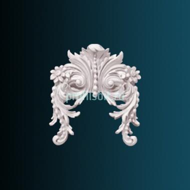 Декоративный орнамент Перфект G2079 216х152х38 мм белый полиуретан