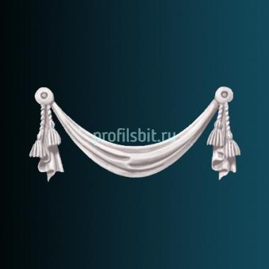 Декоративный орнамент Перфект G2086 200х400х30 мм белый полиуретан