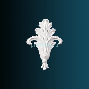 Декоративный орнамент Перфект G2123 115х79х13 мм белый полиуретан