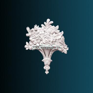 Декоративный орнамент Перфект G2199 270х338х48 мм белый полиуретан