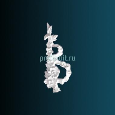 Декоративный орнамент Перфект G2318R 200х78х23 мм белый полиуретан