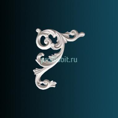 Декоративный орнамент Перфект G2337R 500х400х35 мм белый полиуретан