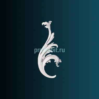 Декоративный орнамент Перфект G2360L 210х89х25 мм белый полиуретан