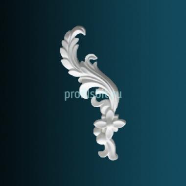 Декоративный орнамент Перфект G2364R 207х104х25 мм белый полиуретан