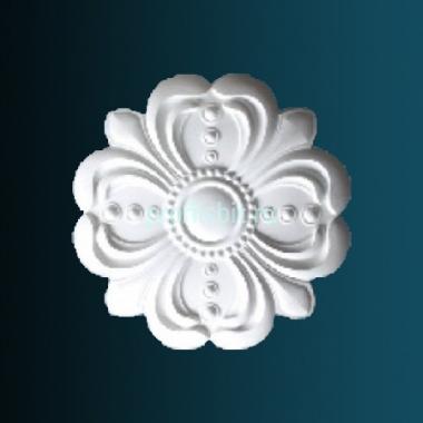 Декоративный орнамент Перфект G2381 390х390х35 мм белый полиуретан