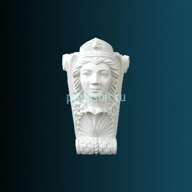 Декоративный орнамент Перфект K5011 582х345х210 мм белый полиуретан