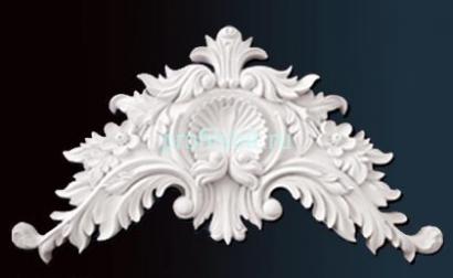 Декоративный орнамент Перфект P1012 155х295х37 мм белый полиуретан