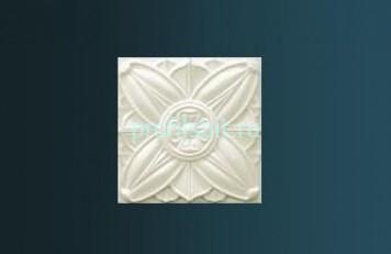 Декоративный орнамент Перфект P1116 150х150х10 мм белый полиуретан