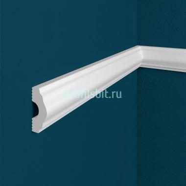 Молдинг Перфект Плюс P23 37х99 мм 2 м белый ударопрочный полимер