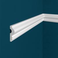 Молдинг Перфект Плюс P54 42х8 мм 2 м белый ударопрочный полимер