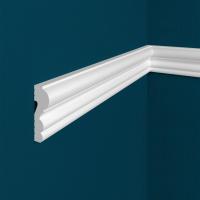 Молдинг Перфект Плюс P59 44х17 мм 2 м белый ударопрочный полимер