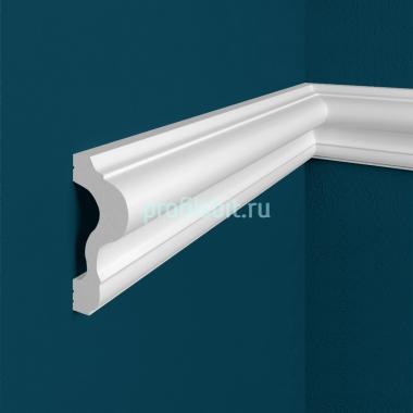 Молдинг Перфект Плюс P60 60х16 мм 2 м белый ударопрочный полимер