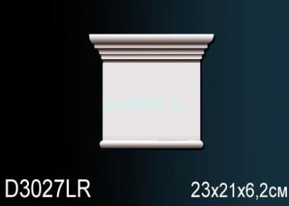 Обрамление дверей Перфект D3027R 210х230 мм белый полиуретан