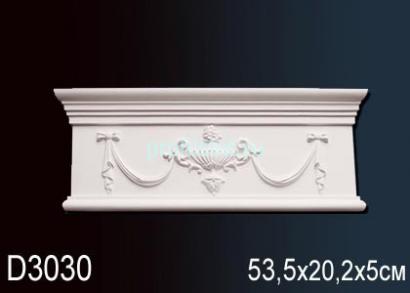 Обрамление дверей Перфект D3030 202х535 мм белый полиуретан