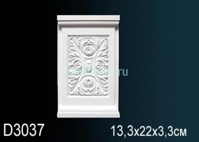 Обрамление дверей Перфект D3037 220х133 мм белый полиуретан