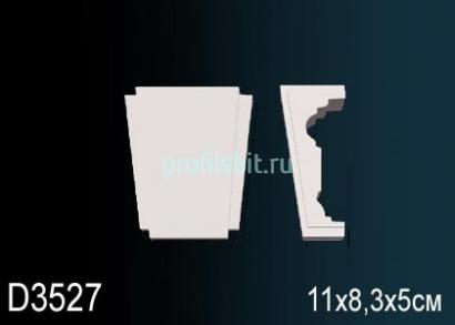 Обрамление дверей Перфект D3527 110х83 мм белый полиуретан