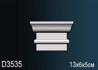 Обрамление дверей Перфект D3535 130х60 мм белый полиуретан