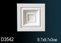 Обрамление дверей Перфект D3542 97х97 мм белый полиуретан