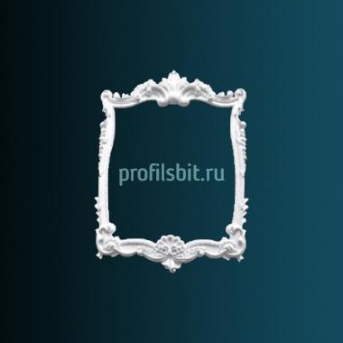 Обрамление зеркала Перфект K1013 1100х800х50 мм белый полиуретан