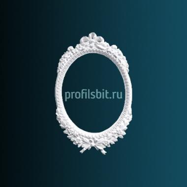 Обрамление зеркала Перфект K4051 820х500х48 мм белый полиуретан