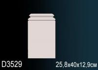Основание пилястра Перфект D3529 400х258х129 мм белый полиуретан
