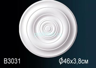 Потолочная розетка Перфект B3031 461 мм белый полиуретан