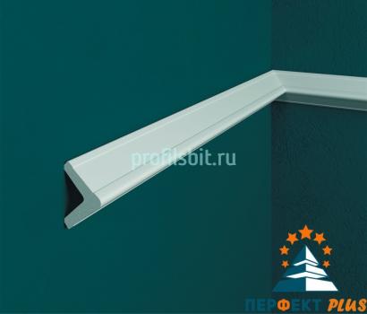 Потолочный плинтус Перфект Плюс P11 20 мм 2 м белый ударопрочный полимер