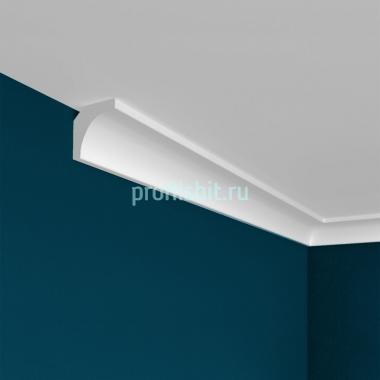 Потолочный плинтус Перфект Плюс P26 19 мм 2 м белый ударопрочный полимер