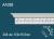 Потолочный плинтус с орнаментом Перфект AA088 165х179х69 мм 2,44 м белый полиуретан