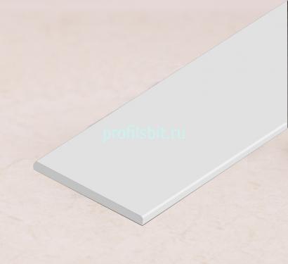 Алюминиевая полоса 30 мм белая матовая 2 мм толщина полосы 3м