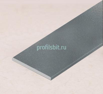 Алюминиевая полоса 60 мм графит муар 1,6 мм толщина полосы 3м
