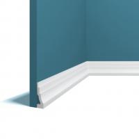 Напольный плинтус 15х50 мм Перфект Плюс P107 белый 2 м белый ударопрочный полимер