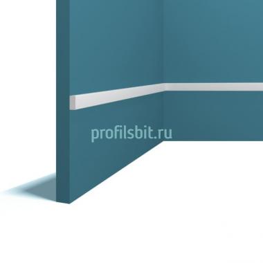 Молдинг 7х14 мм Перфект Плюс P133 белый ударопрочный полимер 2 м