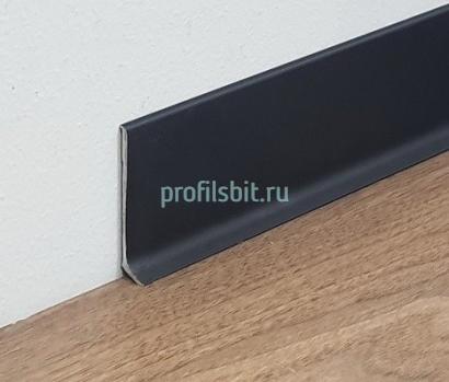 Алюминиевый плинтус для пола 100 мм Евротрим L-100 2155 черный 2,95 м