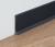 Алюминиевый плинтус для пола 60 мм Евротрим L-60 2157 черный 2,95 м