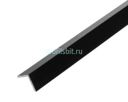 Уголок алюминиевый 10х10 мм Евротрим 0322.05 черный 3 м