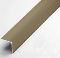 Уголок алюминиевый 25х25 мм Евротрим 0301.03 бронза 3 м