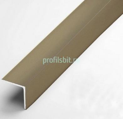 Уголок алюминиевый 25х25 мм Евротрим 0301.03 бронза 3 м