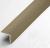 Уголок алюминиевый 25х25 мм Евротрим 0301.03 бронза 3 м