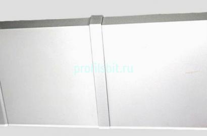 Алюминиевый соединитель для плинтуса Евротрим F-70 серебро