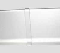 Алюминиевый соединитель для плинтуса Евротрим L-40 серебро