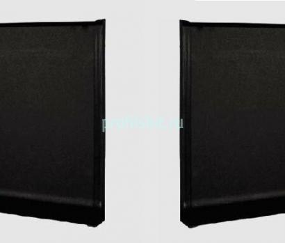 Заглушки ПВХ для плинтуса Евротрим L-60 комплект черный