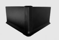 Уголок ПВХ внешний для плинтуса Евротрим L-60 черный