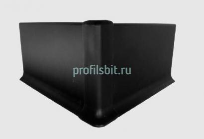 Уголок наружный для плинтуса Евротрим L-40 алюминий черный