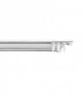 Двухрядный алюминиевый карниз для штор Legrand белый 3.2м