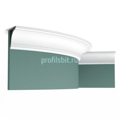 Потолочный плинтус гибкий Orac Decor Duropolymer CX199F белый 200x8x8 см