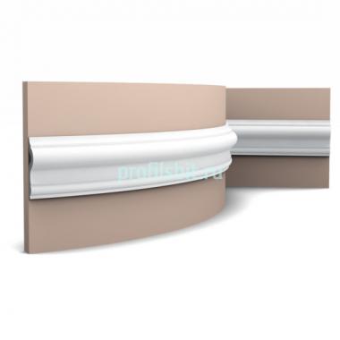 Гибкий молдинг Orac Decor Duropolymer PX202F белый 200x7.5x2 см