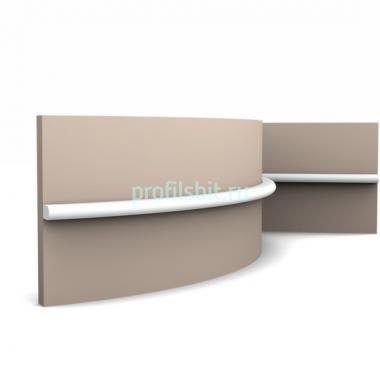 Гибкий молдинг Orac Decor Duropolymer PX209F белый 200x1x1.4 см