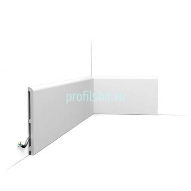 Плинтус напольный Orac Decor Duropolymer SX212 белый 200x17x1.3 см